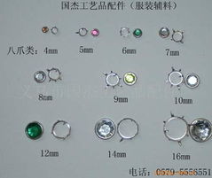 專業輔料，品質之選 義烏市國杰工藝品配件廠服裝配件爪供應解析